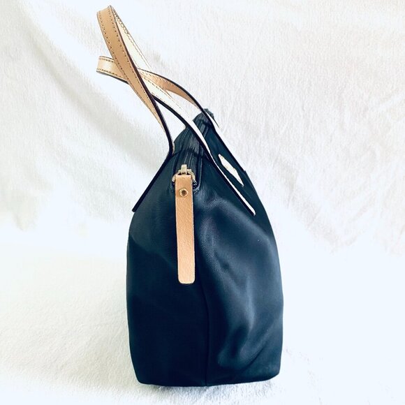 kate spade Sophie mini tote nylon black pink classic quiet luxury versatile - Picture 2 of 11